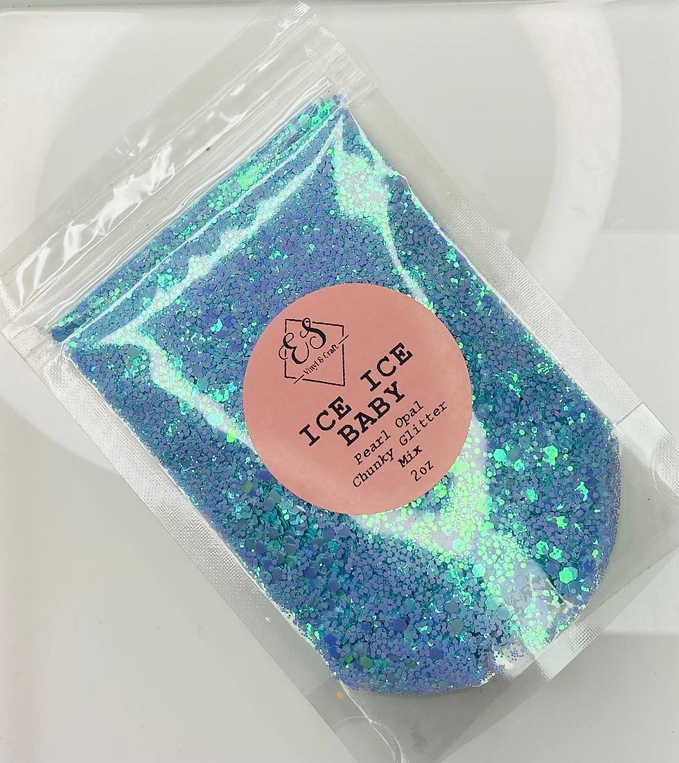 Ice Ice Baby - Pearl Opal Chunky Glitter Mix