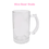 Thumbnail: 16oz Clear Glass Beer Stein Sublimation Ready