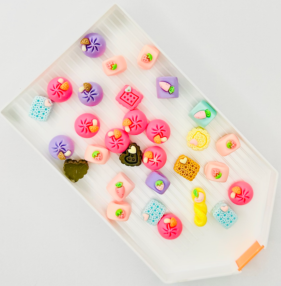 Tasty Treats Cabochon Flat Back Charm (Pack of 10)