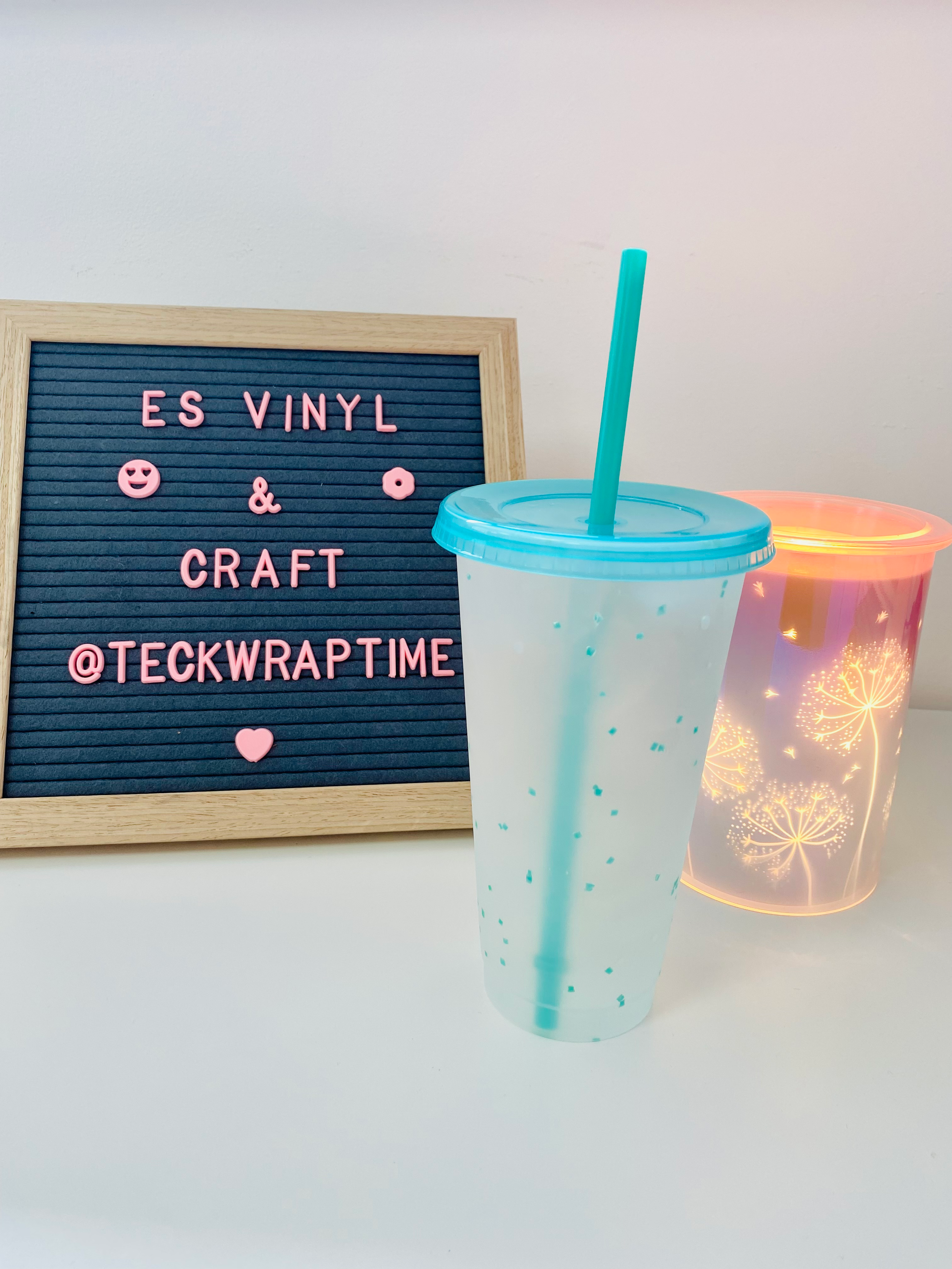 Confetti Cold Colour Change Cup - Tiffany