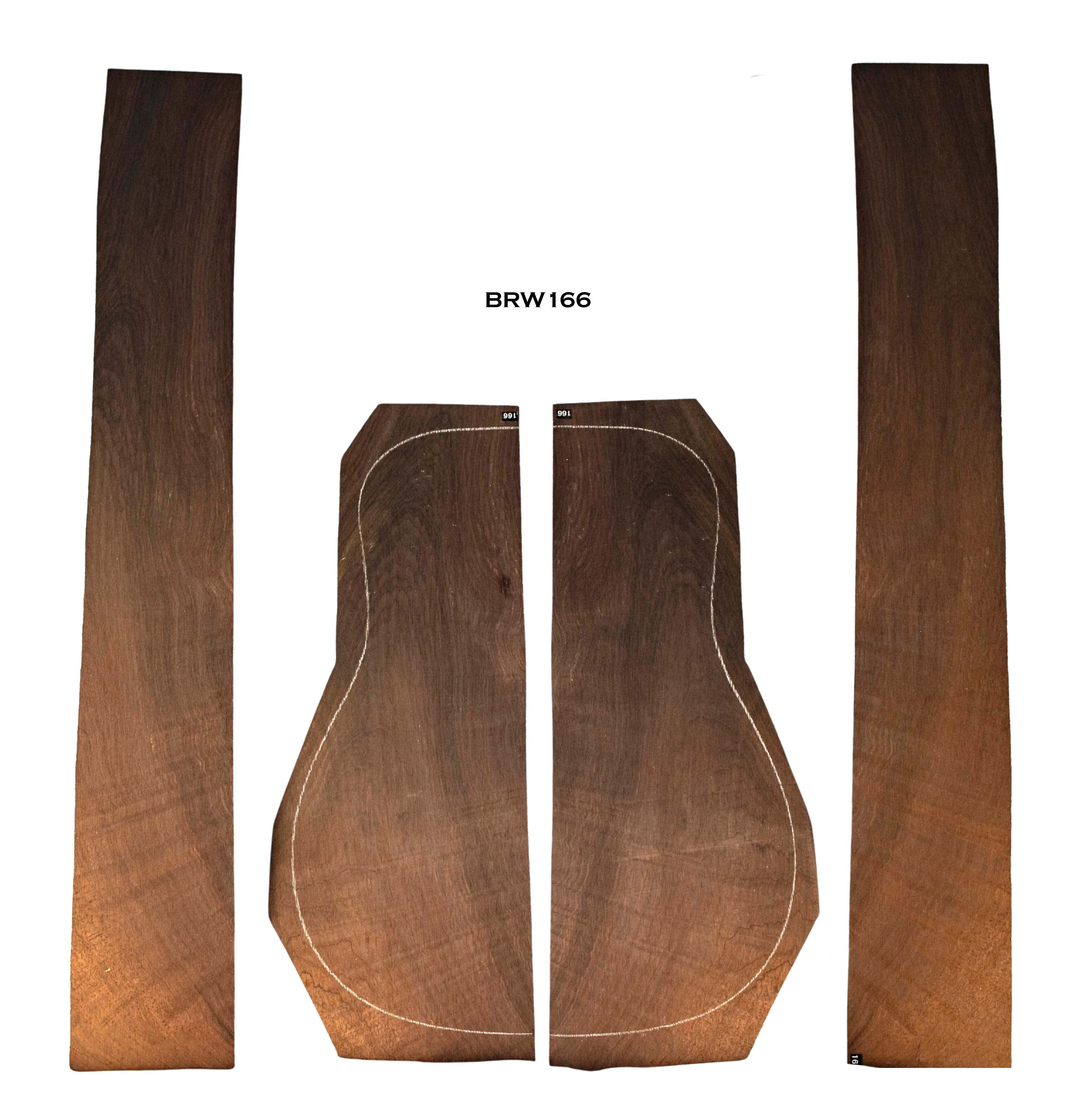 Brazilian Rosewood Back and Sides Set (166)