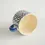 Thumbnail: Y Thanh hand painted large coffee mug with raindrop indigo pattern on its side