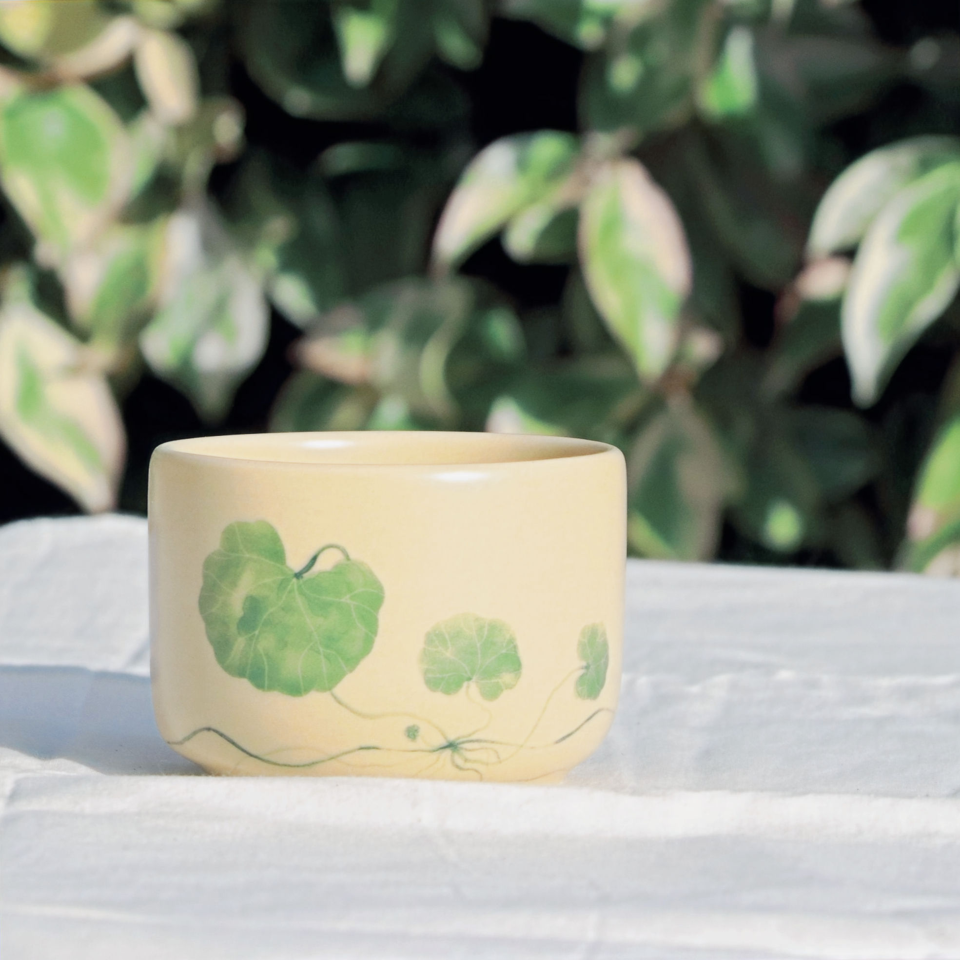 Green Roots Cute Ceramic Bowl