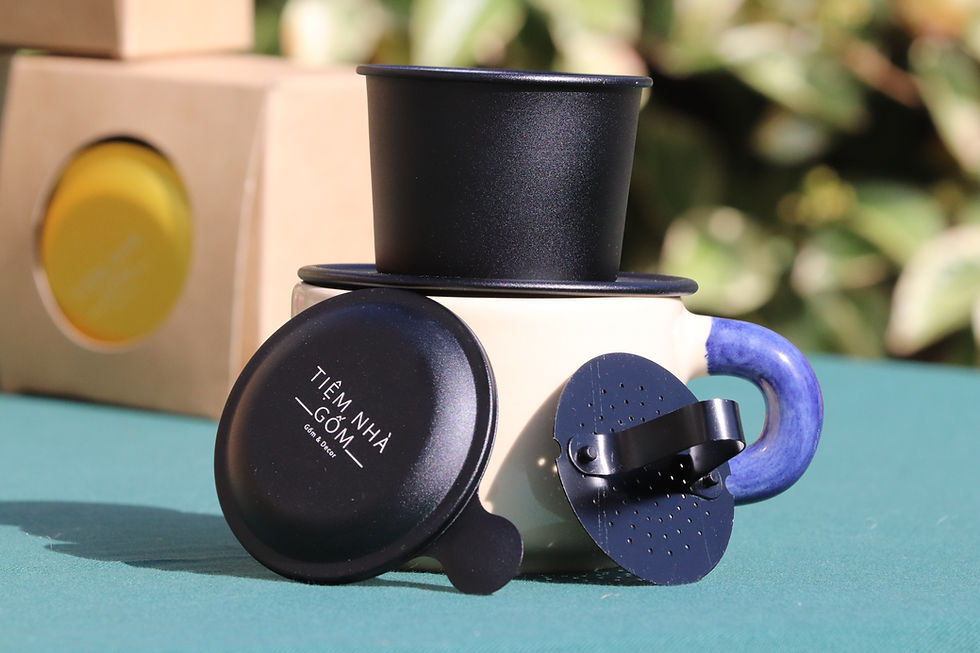 Thumbnail: Black Vietnamese Phin Cafe coffee dripper