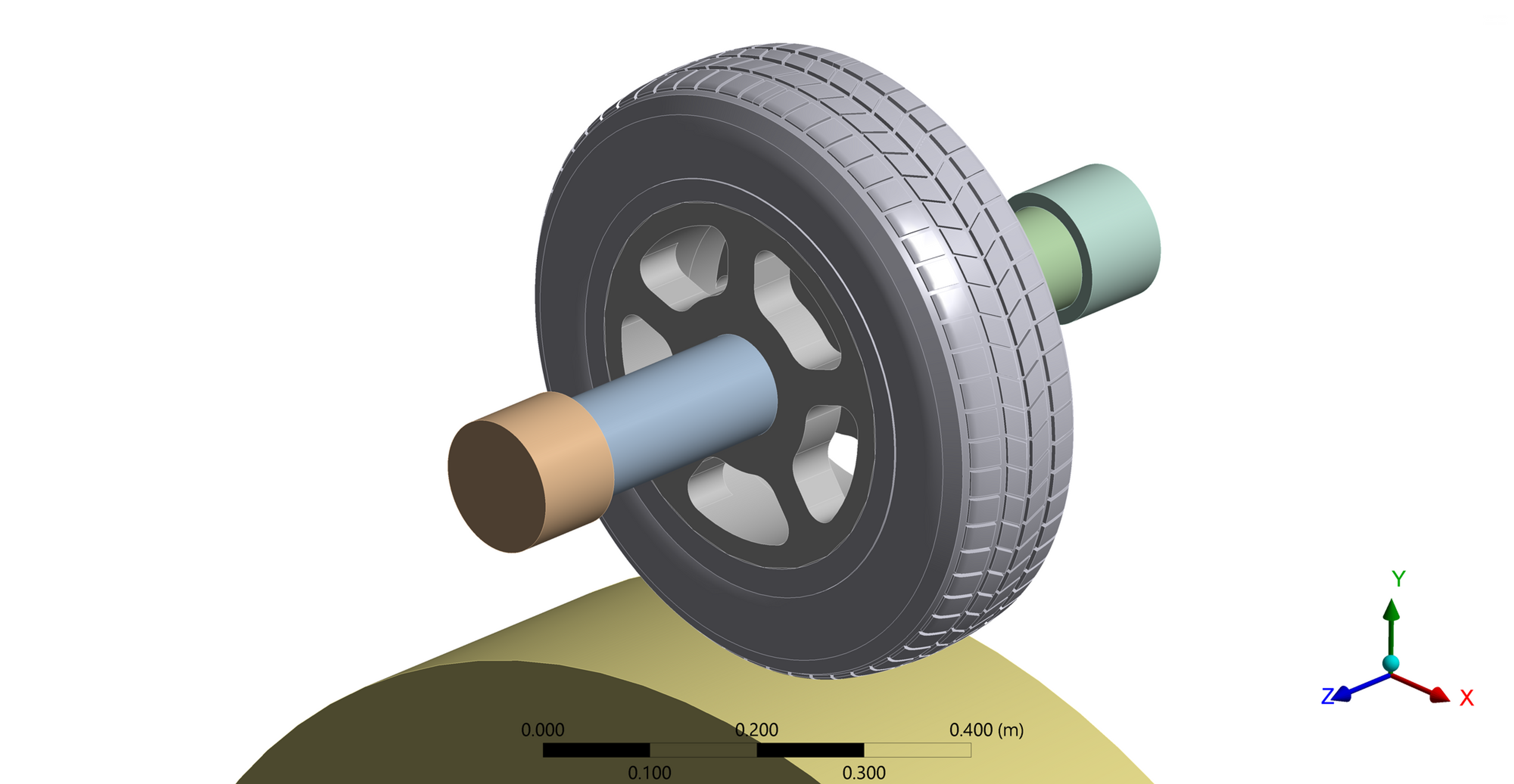 Dynamic Model of Tyre with Drum to Investigate Tread Pattern Effects