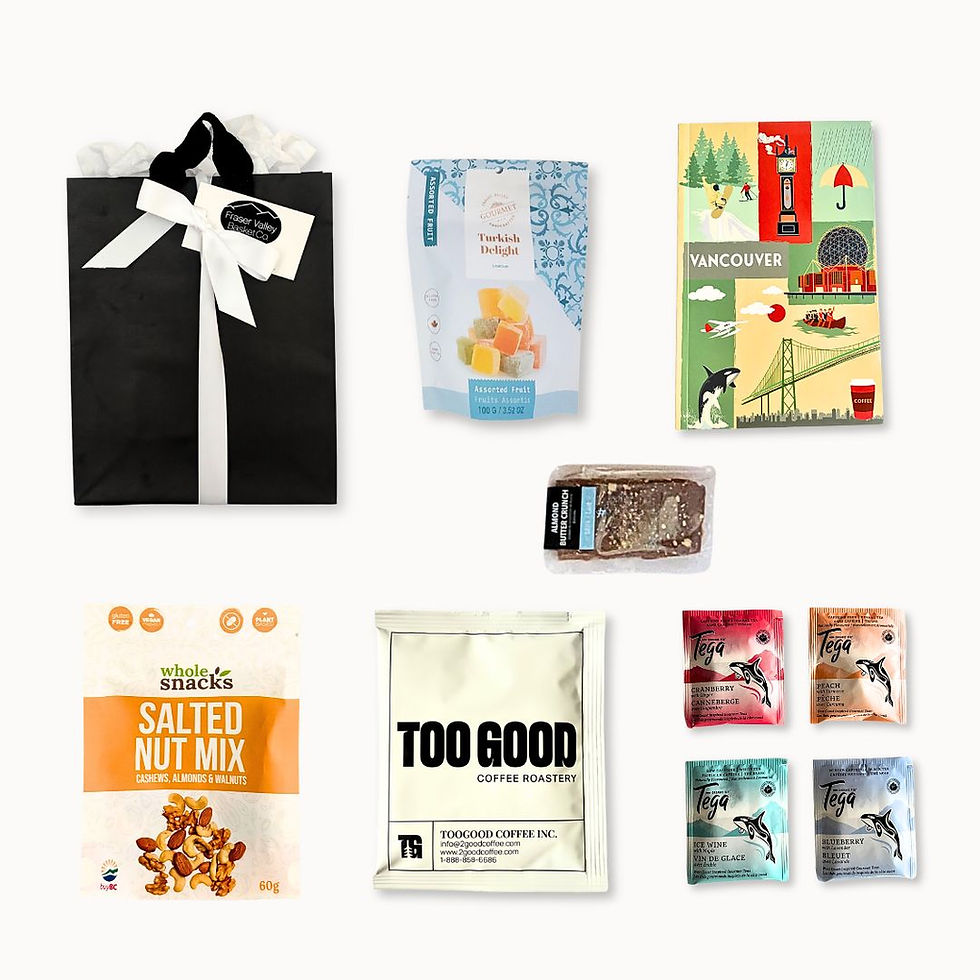 Gift that would be great for teaches, and thank you gifts. Includes snacks from BC and a notebook.