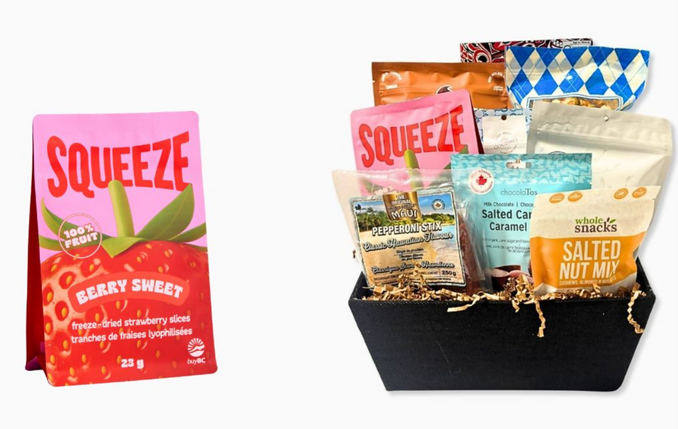 Squeeze, Freeze Dried Fruit - BC Snack Gift Basket
