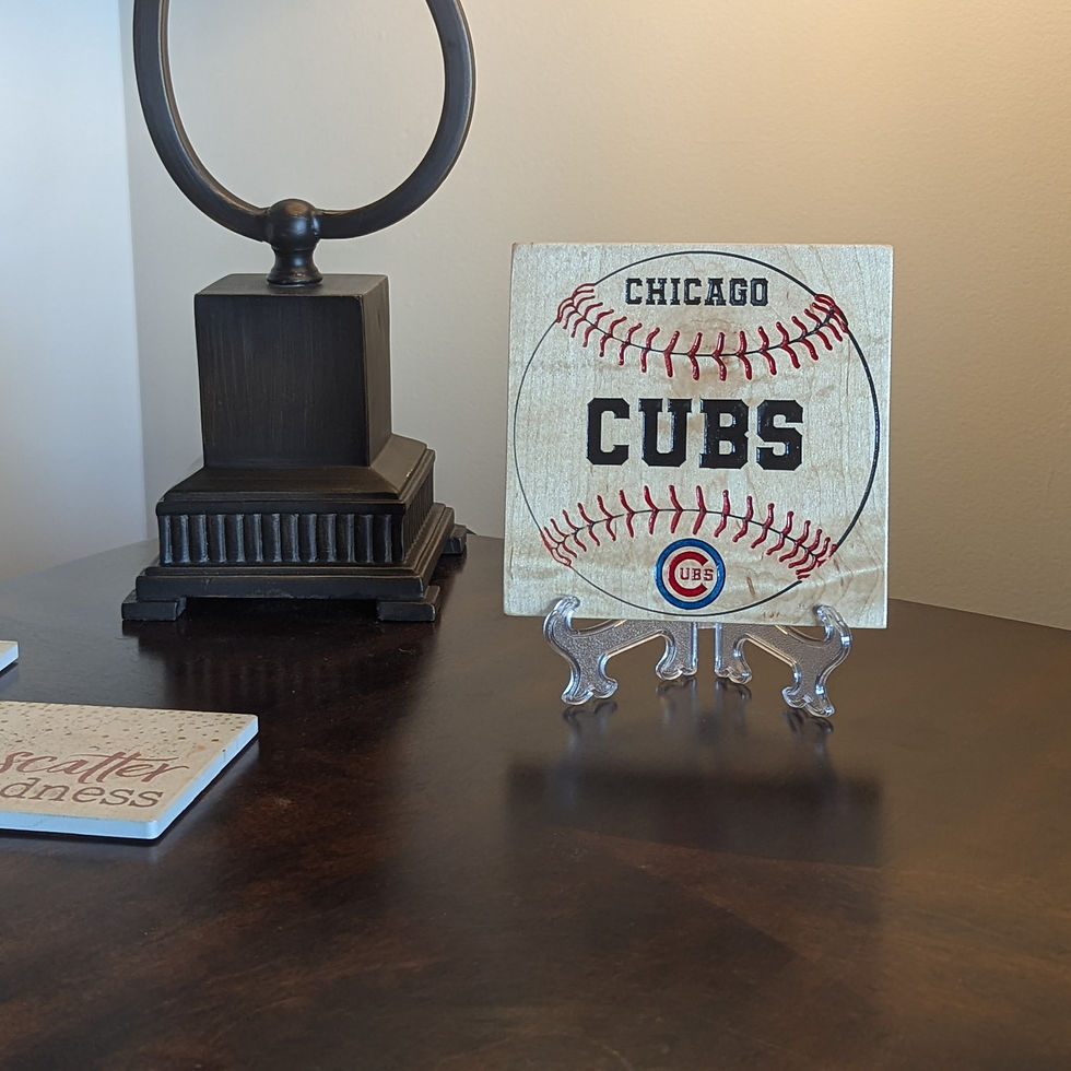 Thumbnail: Personalized Baseball Sign