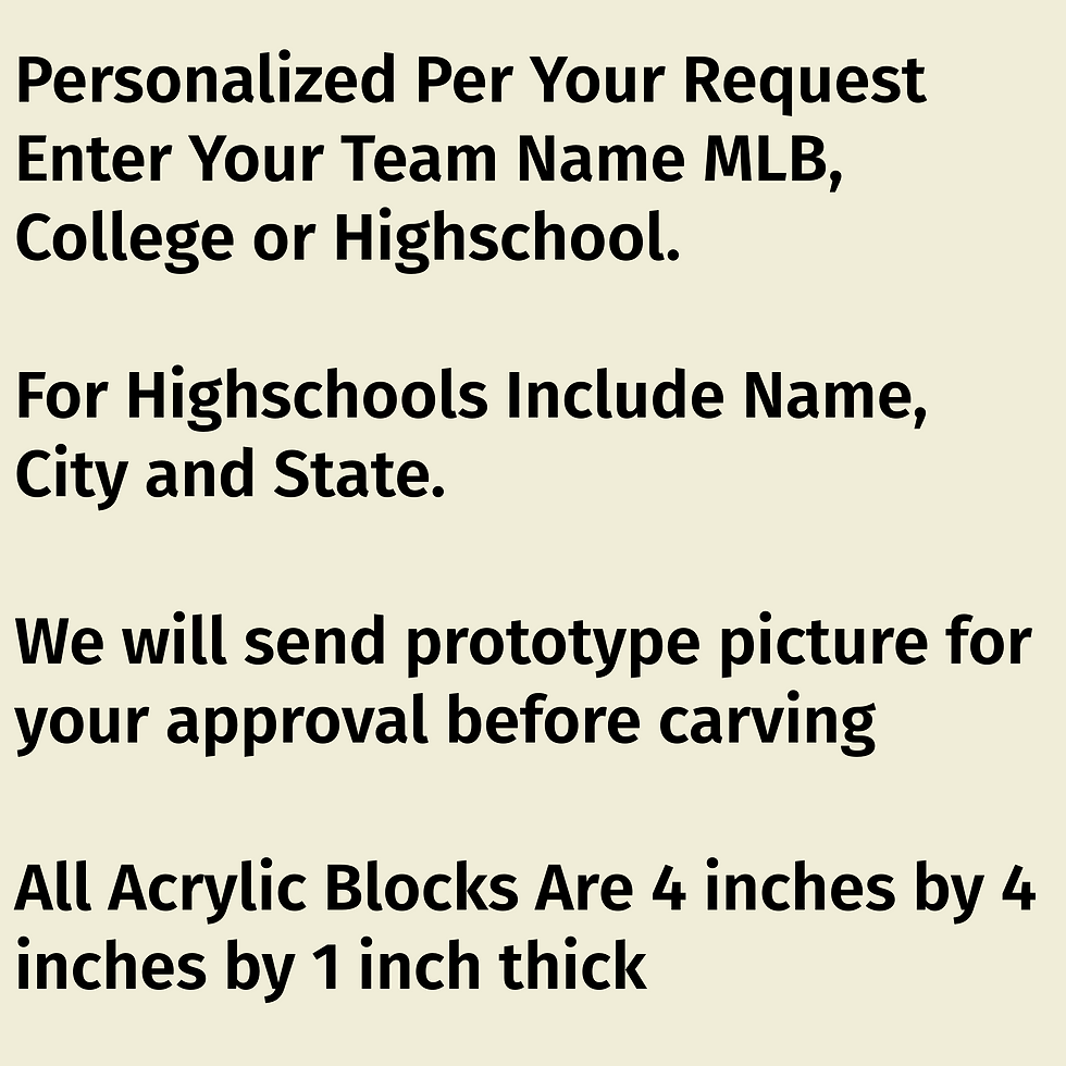 Thumbnail: Personalized Baseball Sign