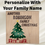Thumbnail: Personalized Maple Wood Family Name Wall Art - Christmas Decoration