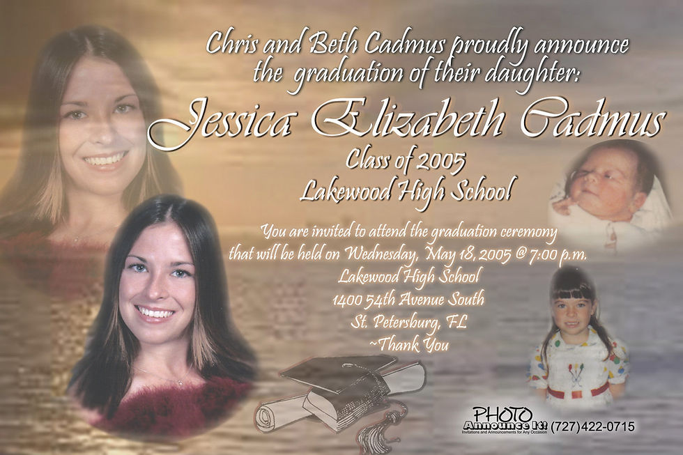 Photo Grad Announcements