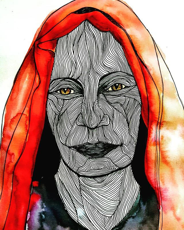 Growing old._×_Abstract art