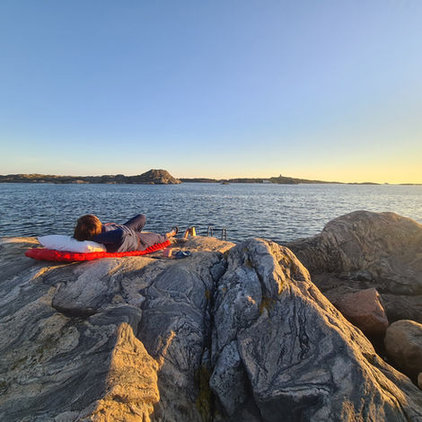 Solnedgang overklipper