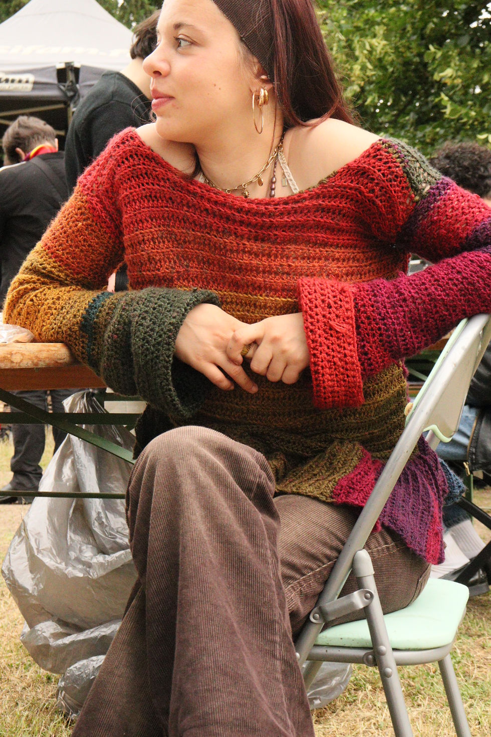 Miniature : « PULL LE PILOUPILOU » ~ 100% CROCHETS MAINS 