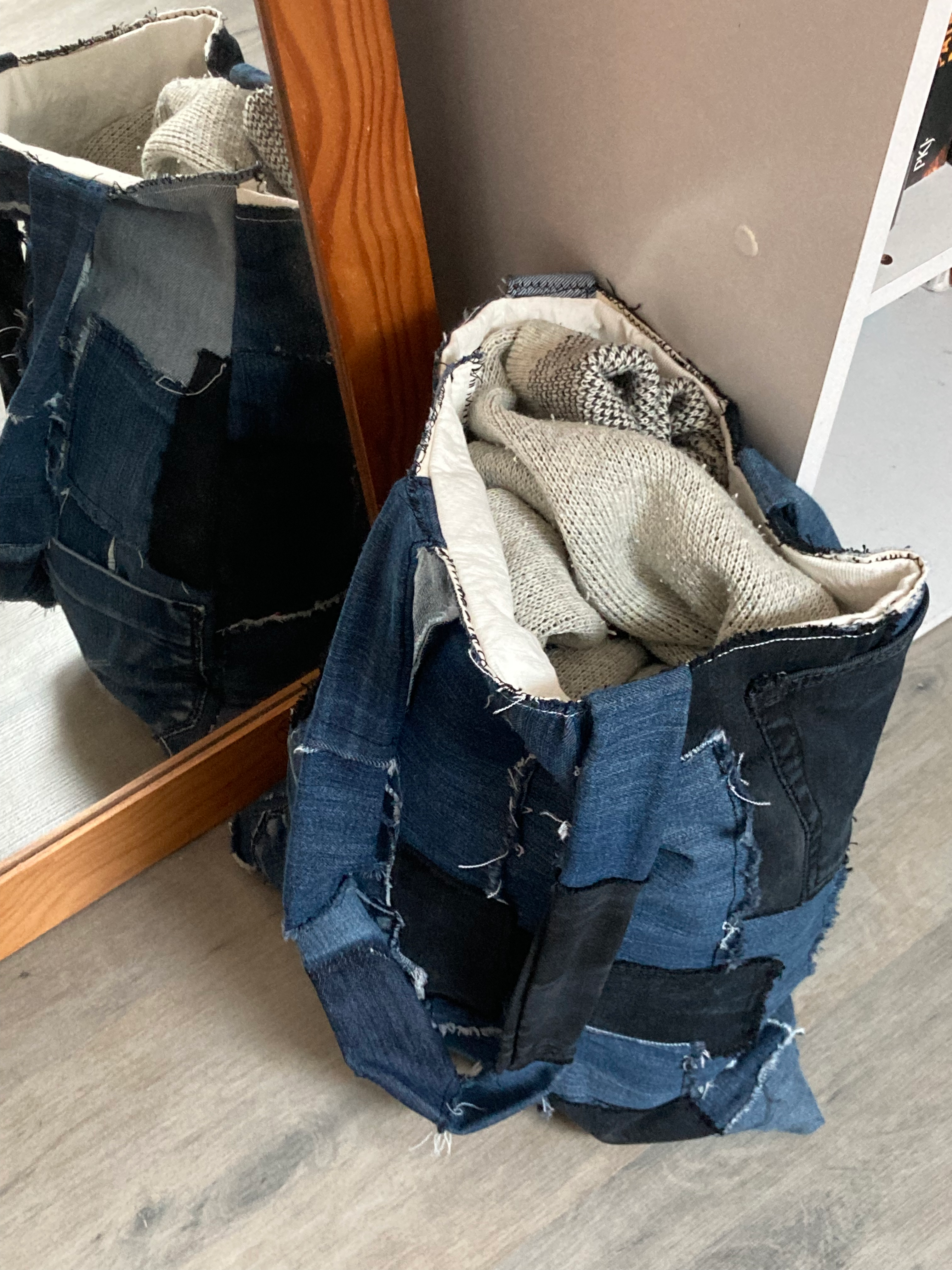 sac en patchwork de chutes de jeans ~ LE SAC #2 ~