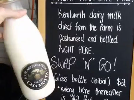 Zero Waste Milk hot off the press (literally!)