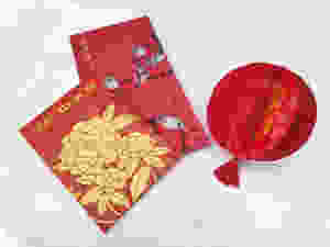 Zero waste chinese new year DIY red packet lantern