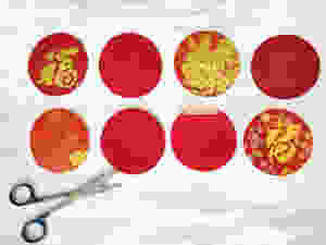 Zero waste chinese new year DIY red packet lantern
