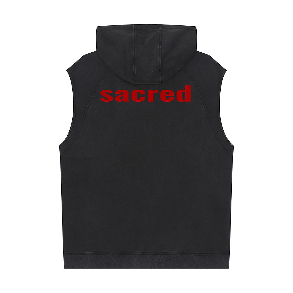 Thumbnail: Snow Washed Sleeveless Hoodie