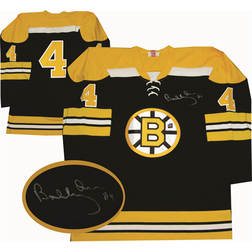Bobby Orr Signed Boston Bruins Black CCM Jersey