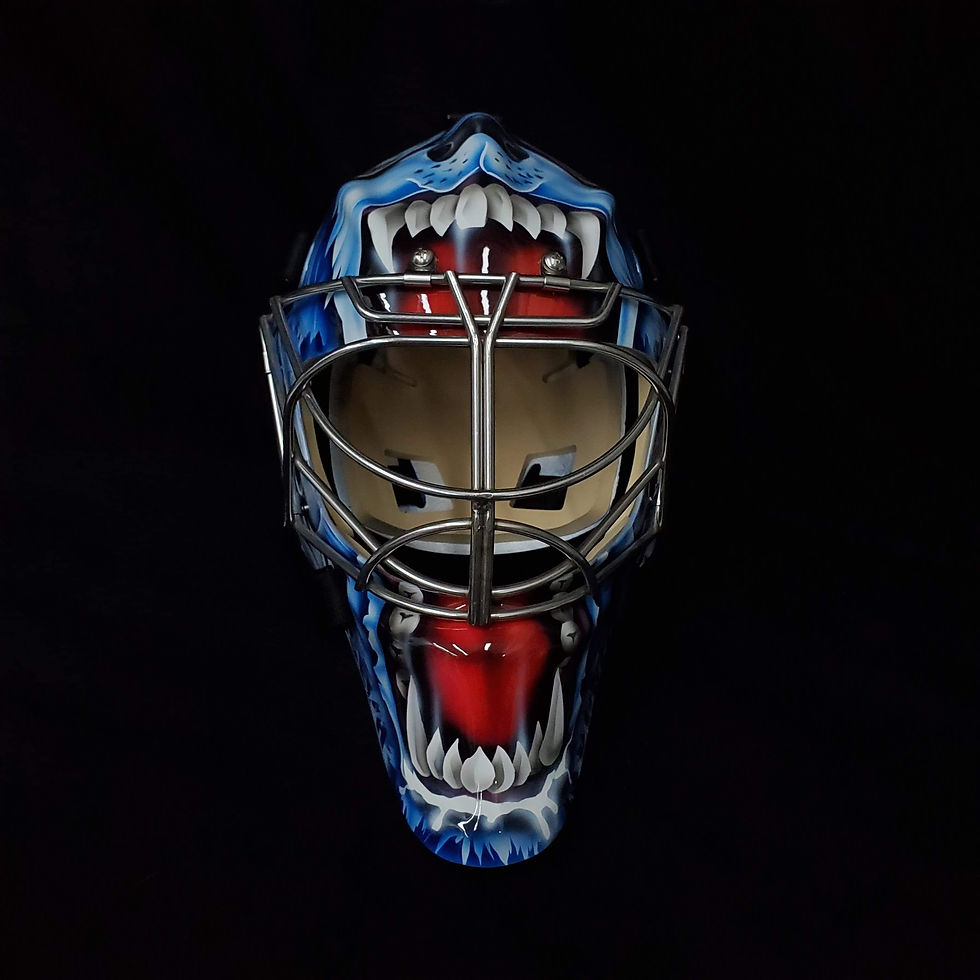 Thumbnail: Curtis CUJO Joseph Signed Goalie Mask