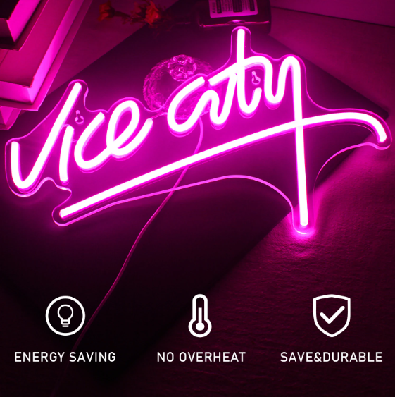 Thumbnail: 'Vice City' Neon LED Sign