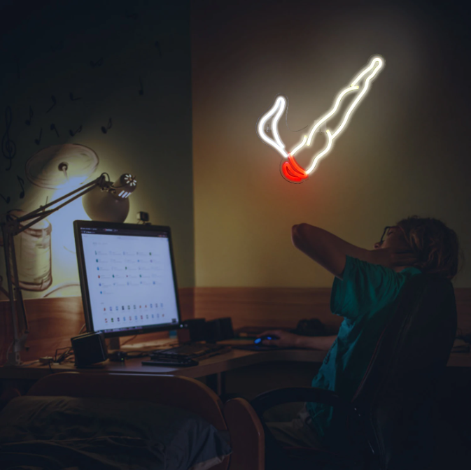 Thumbnail: 'Smoke-Free' Neon Sign