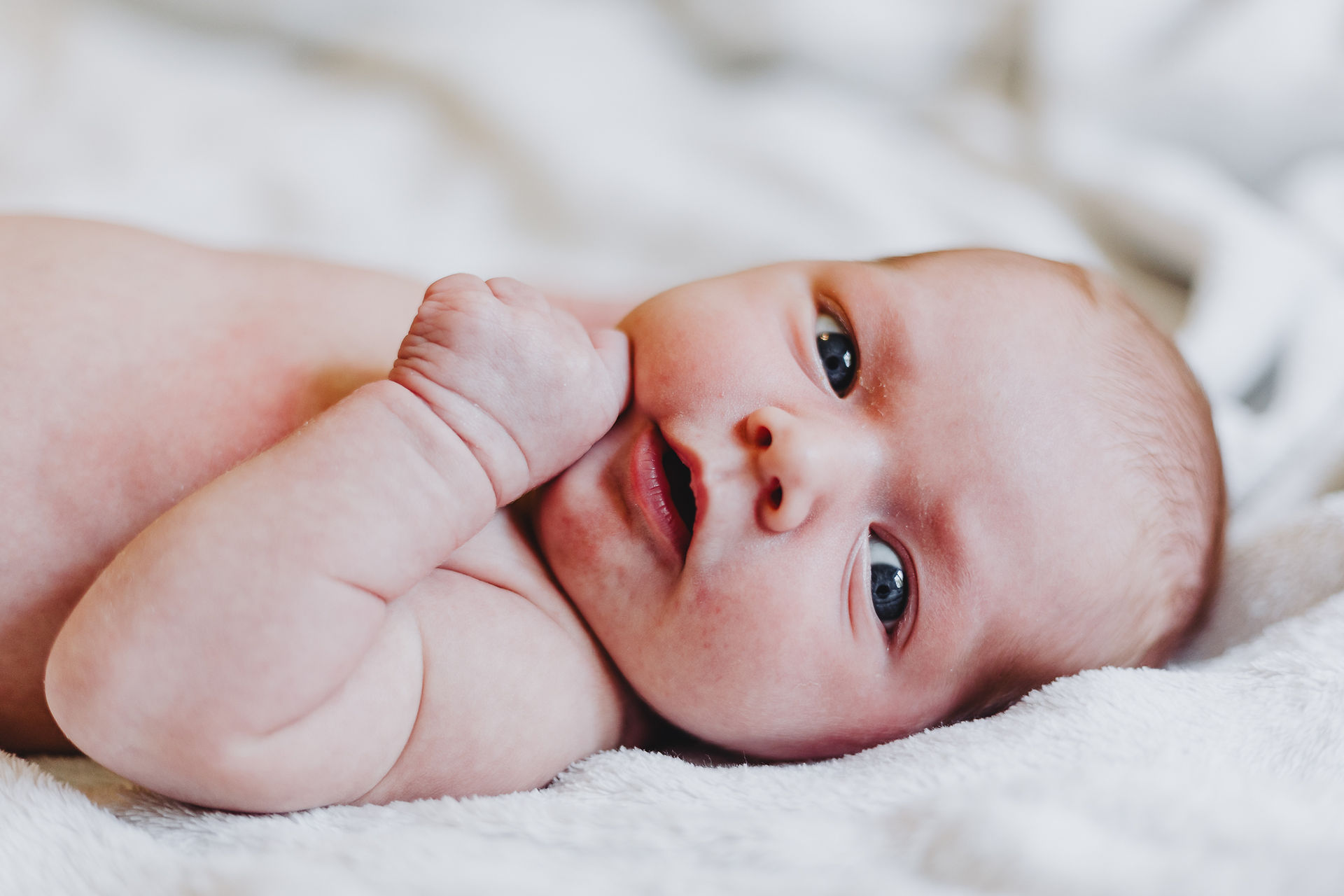 Newborn photoshoot at home