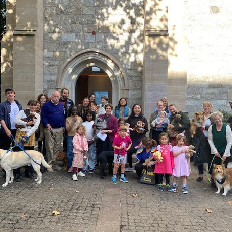 Our recent  Animal Blessing Service at Holy Trinity Geneva