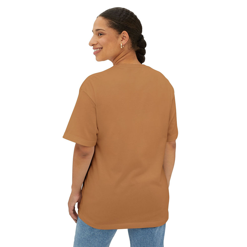 Thumbnail: Light Warrior Floral Wolf 'Oversized Boxy Tee 
