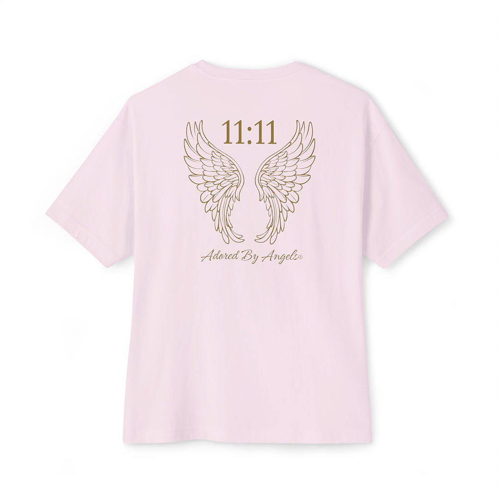 Thumbnail: 11:11 Angel Number Oversized Boxy Tee 