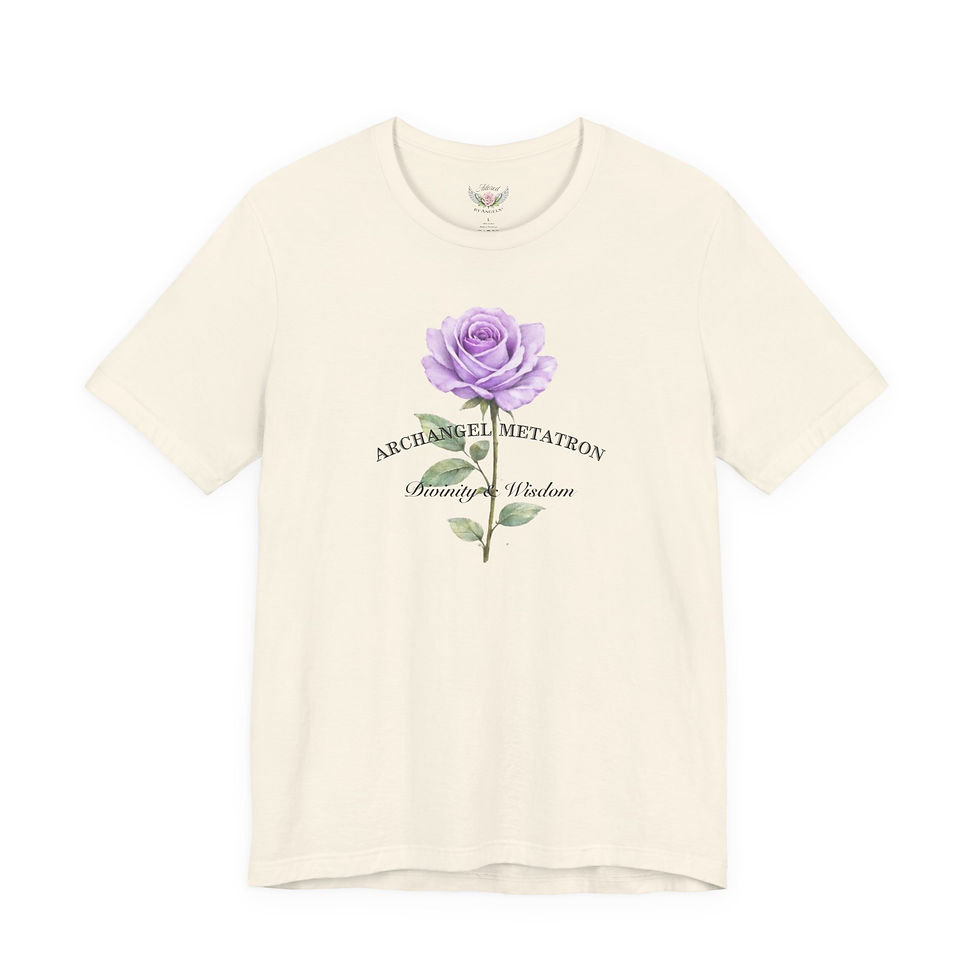 Thumbnail: Copy of Archangel Metatron Divine Rose Tee (Divinity & Wisdom)