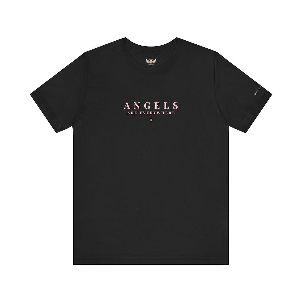 Thumbnail: Angels Are Everywhere Font Tee (Natural)