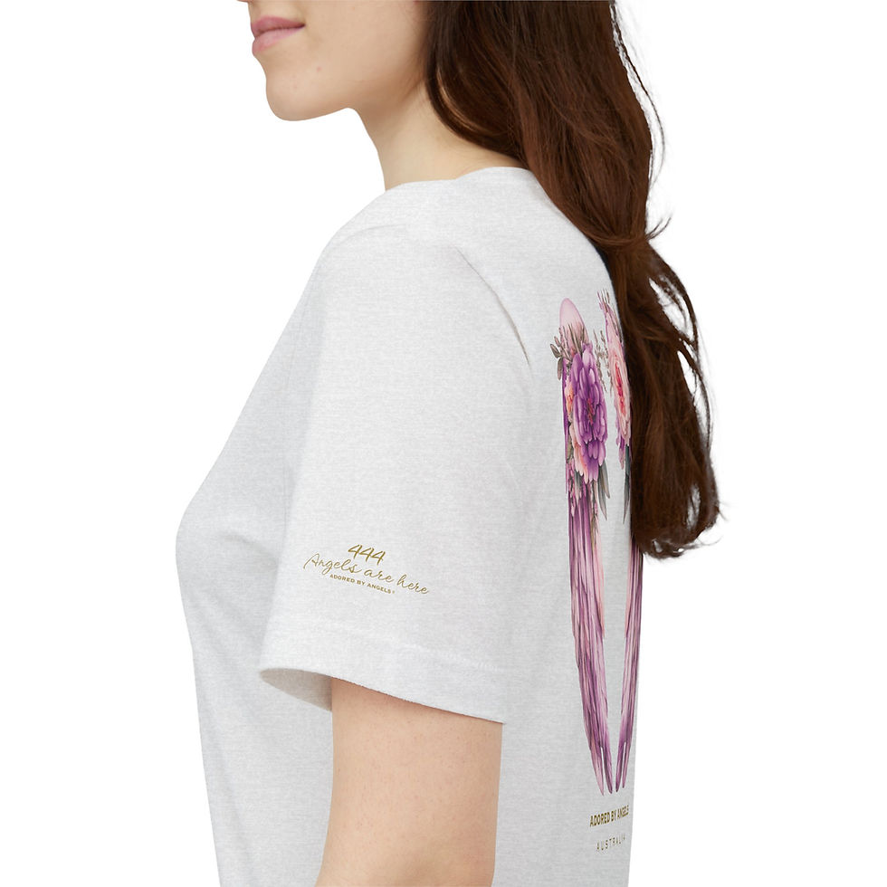 Thumbnail: Angels Are Here Tee (Purple Wings)