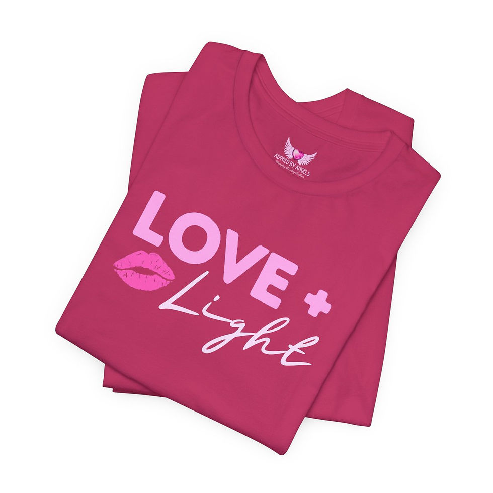 Thumbnail: Love and Light Lipstick Tee. 