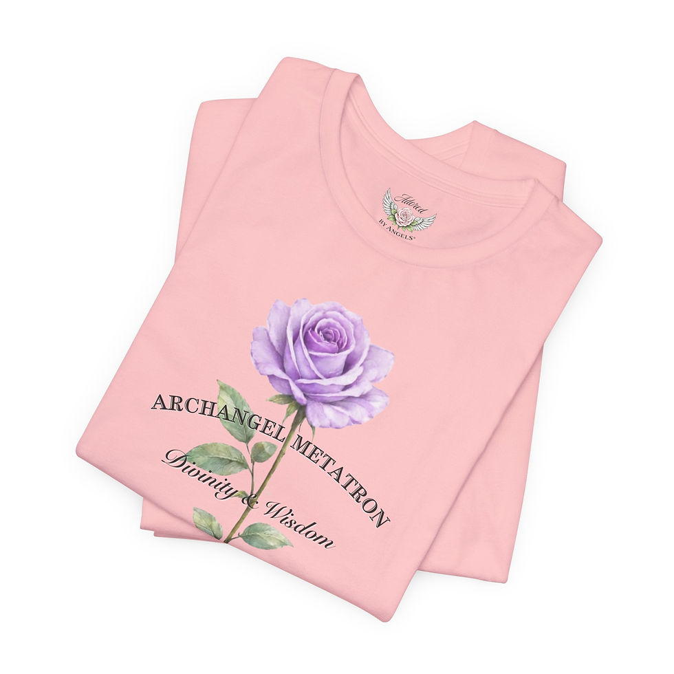 Thumbnail: Copy of Archangel Metatron Divine Rose Tee (Divinity & Wisdom)