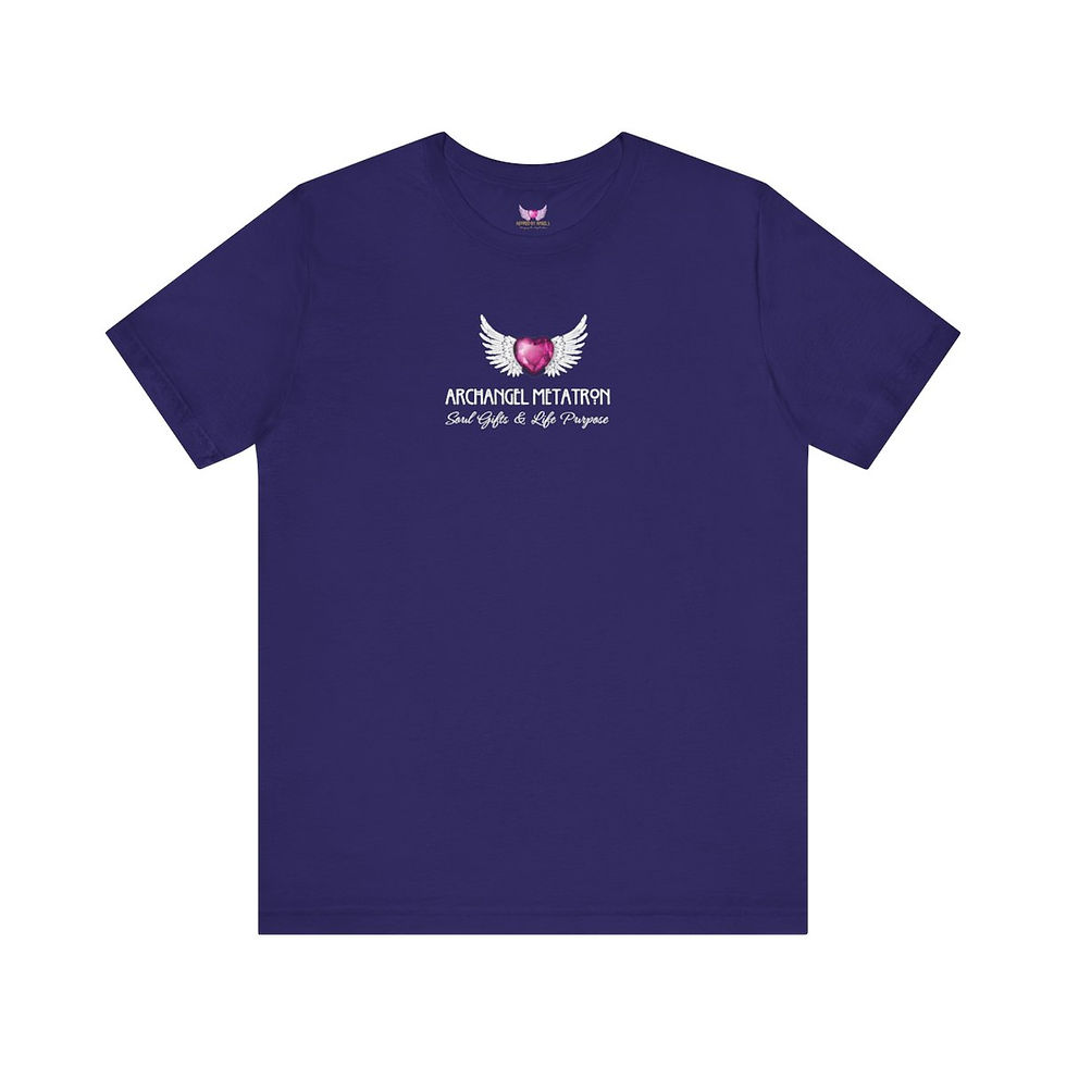Thumbnail: Archangel Metatron Healing Hearts Tee (Life Purpose & Soul Gifts/Ruby)