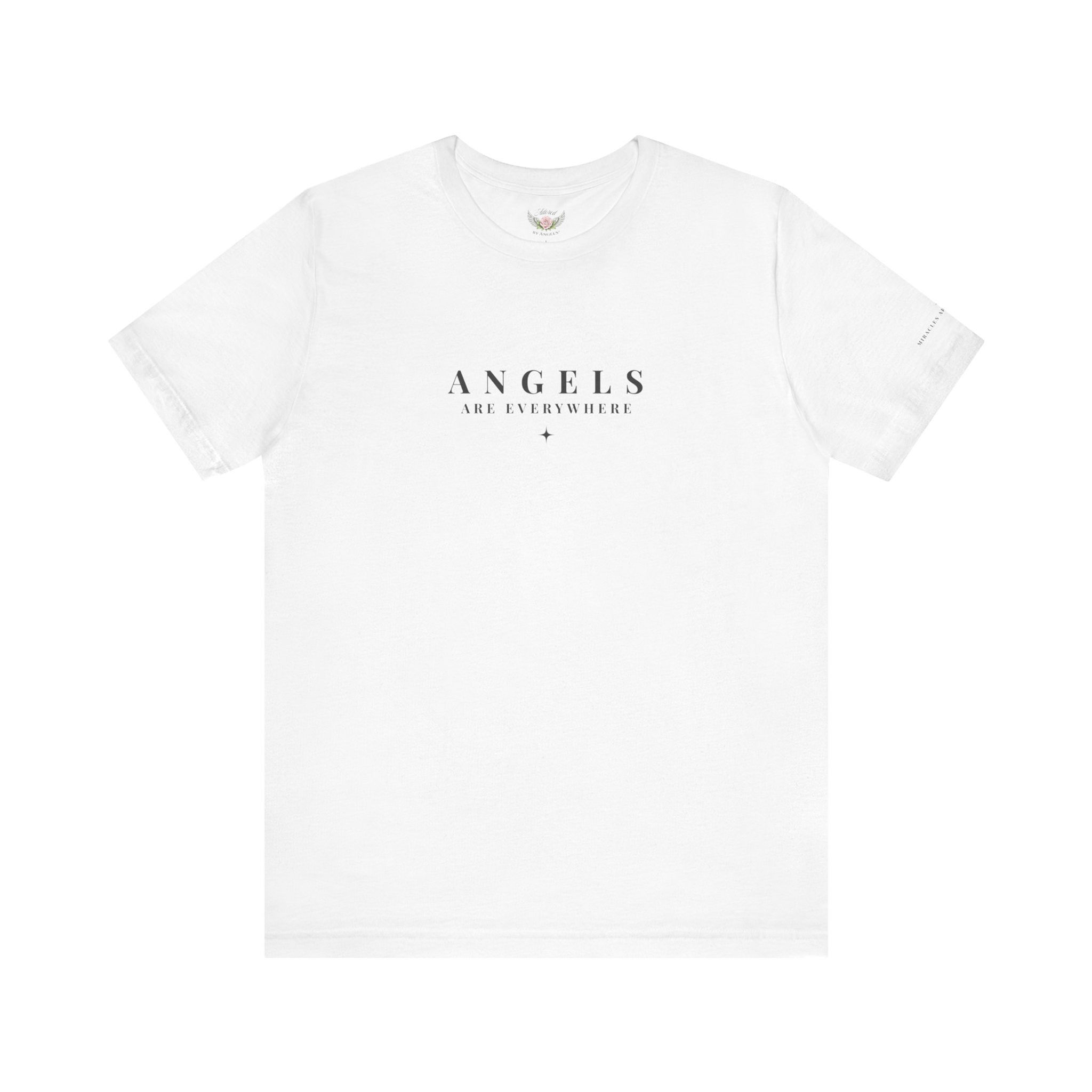 Angels Are Everywhere Font Tee (White)
