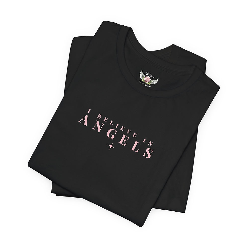 Thumbnail: I Believe In Angels Font Tee (Natural)