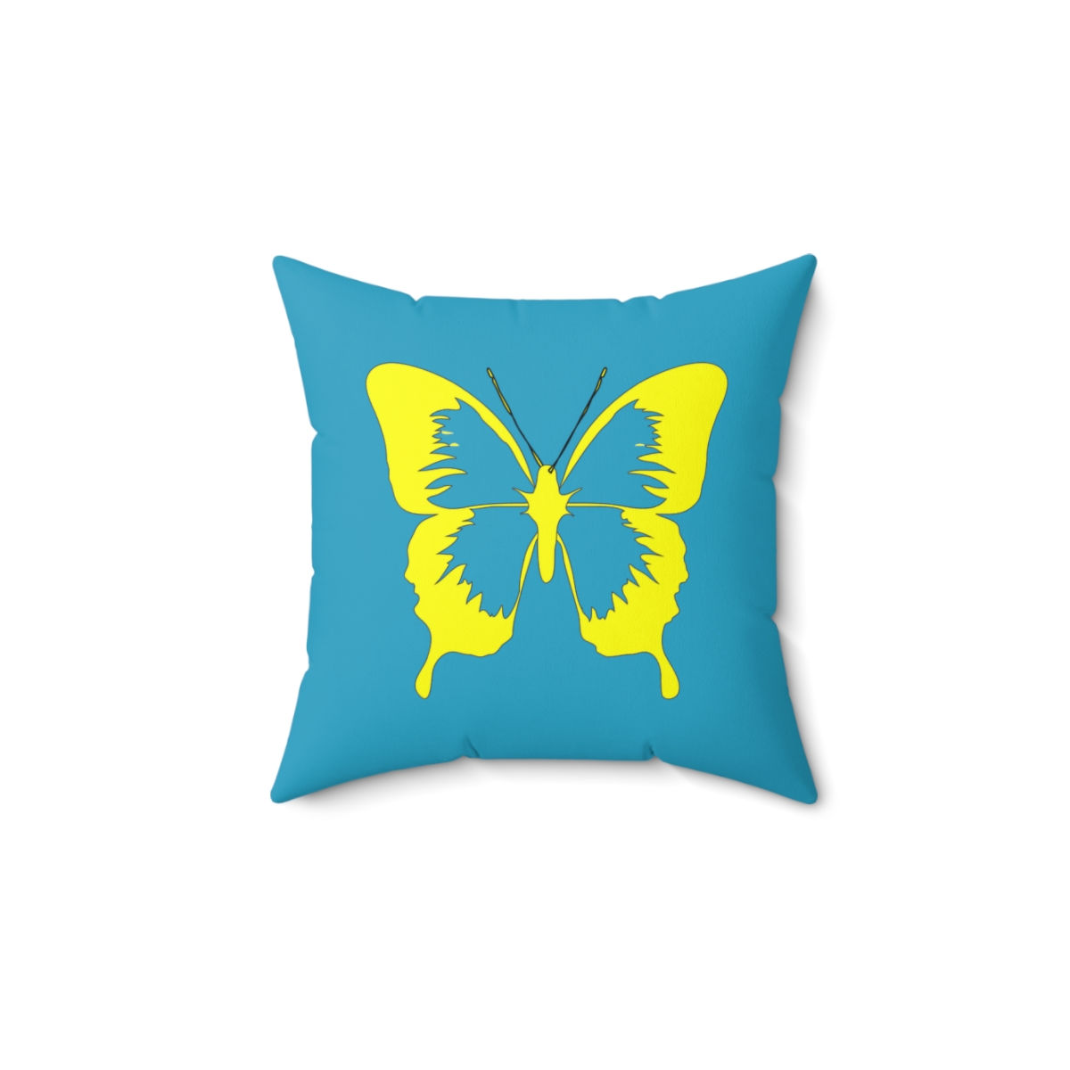 Butterfly Scatter Cushion (Turquoise)