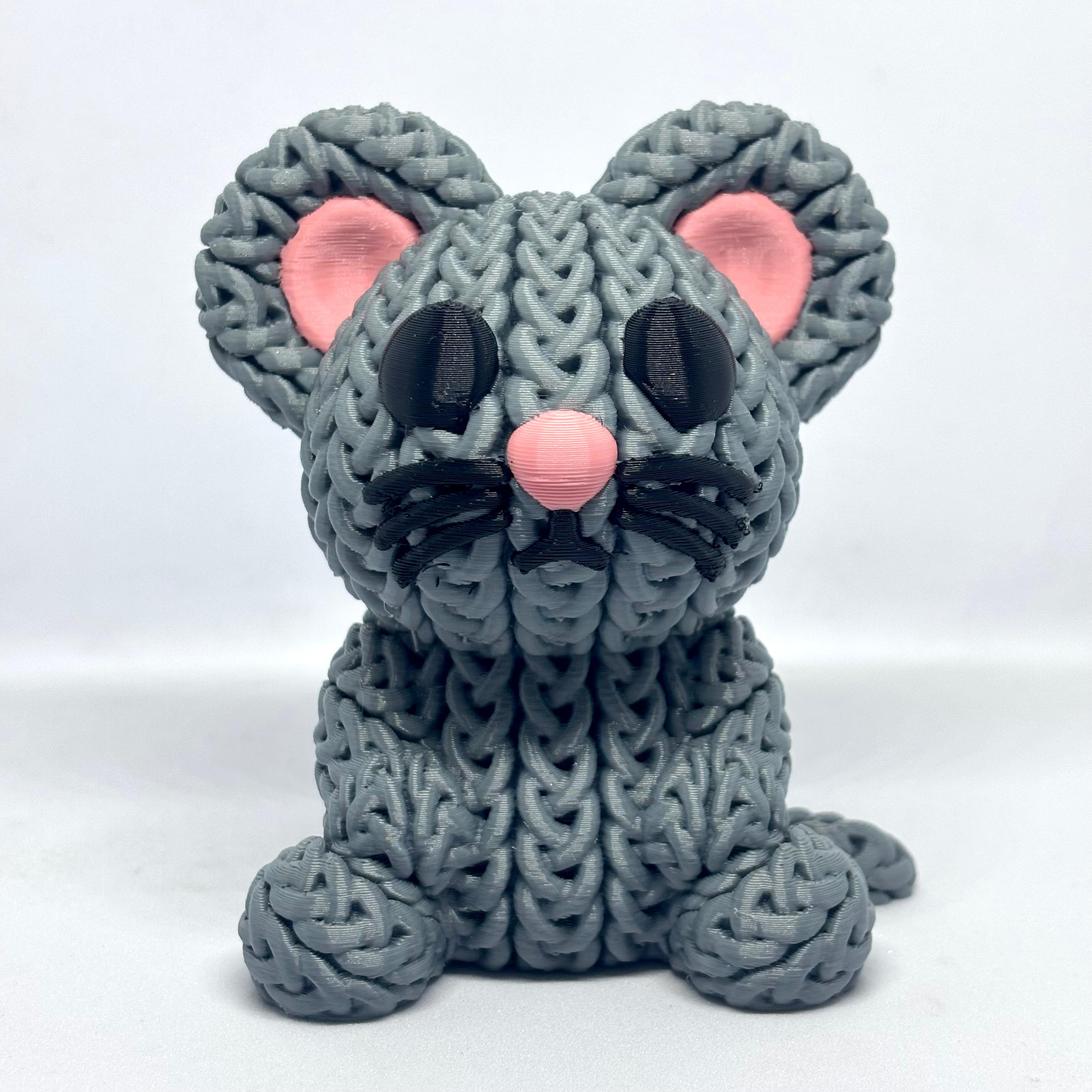 Örgü Desenli Fare Anahtarlık (10lu Paket)