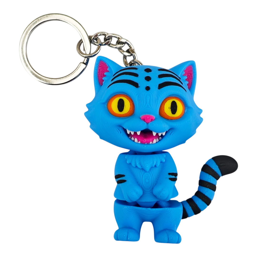 Flexi Derpy Tiger Anahtarlık (10 Adet)