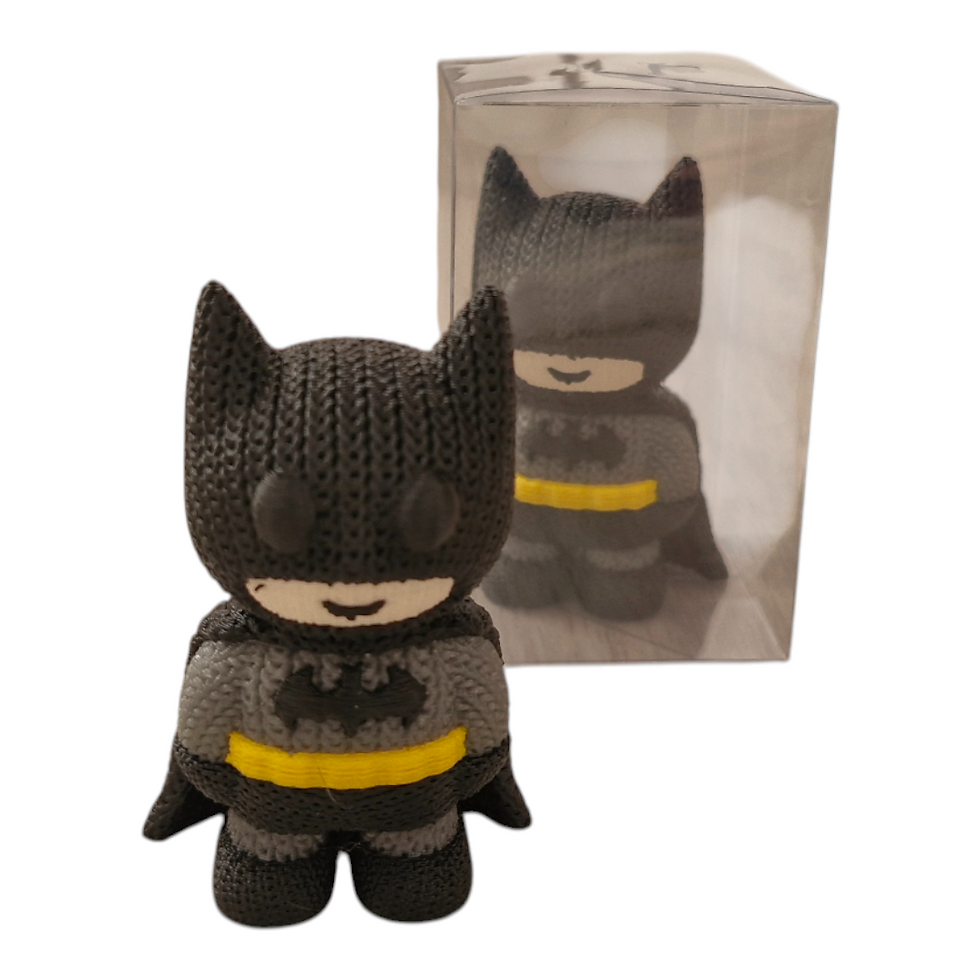 Örgü Desenli Batman Figür