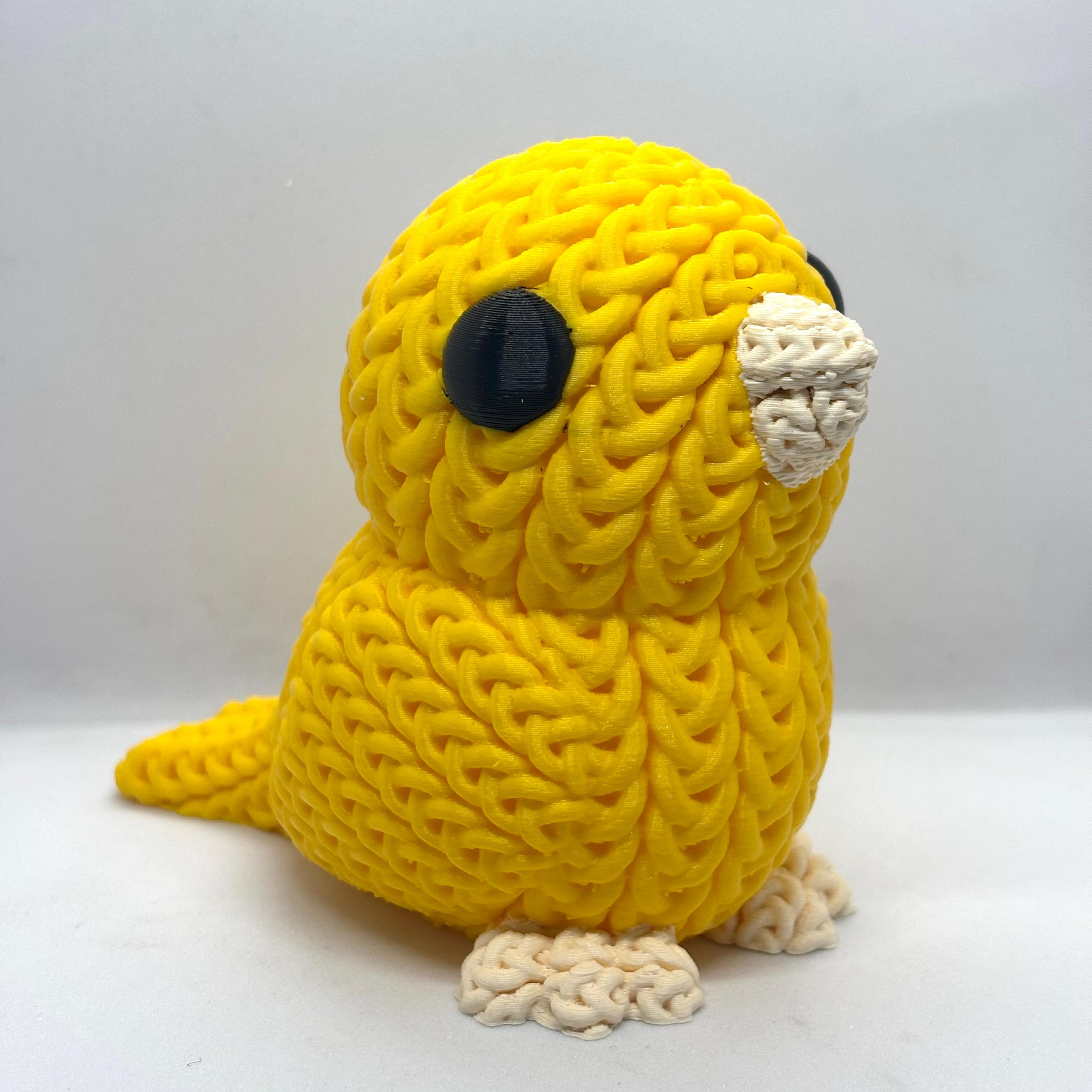 Örgü Desenli Kanarya Anahtarlık (10lu Paket)