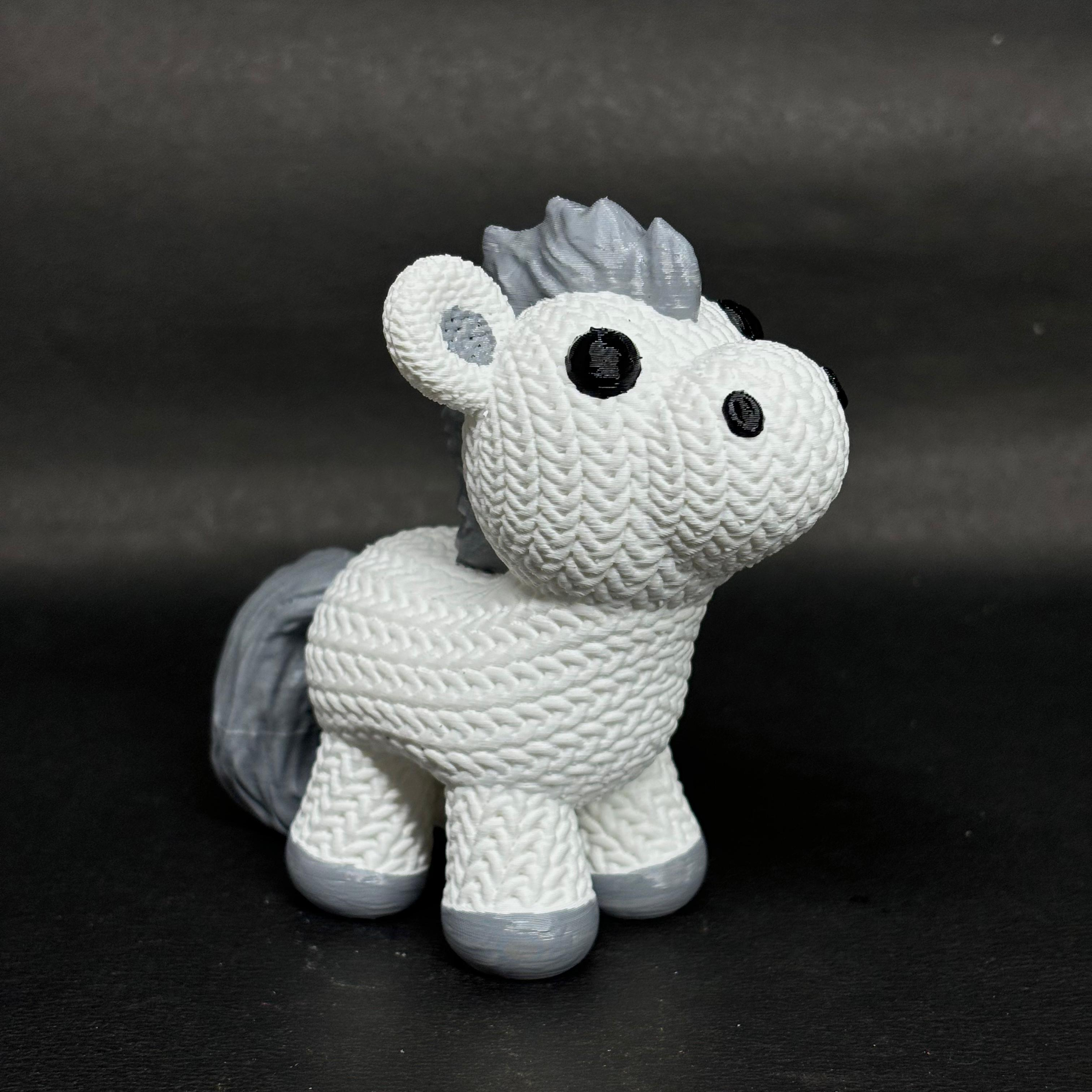 Örgü Desenli At Anahtarlık (10lu Paket)