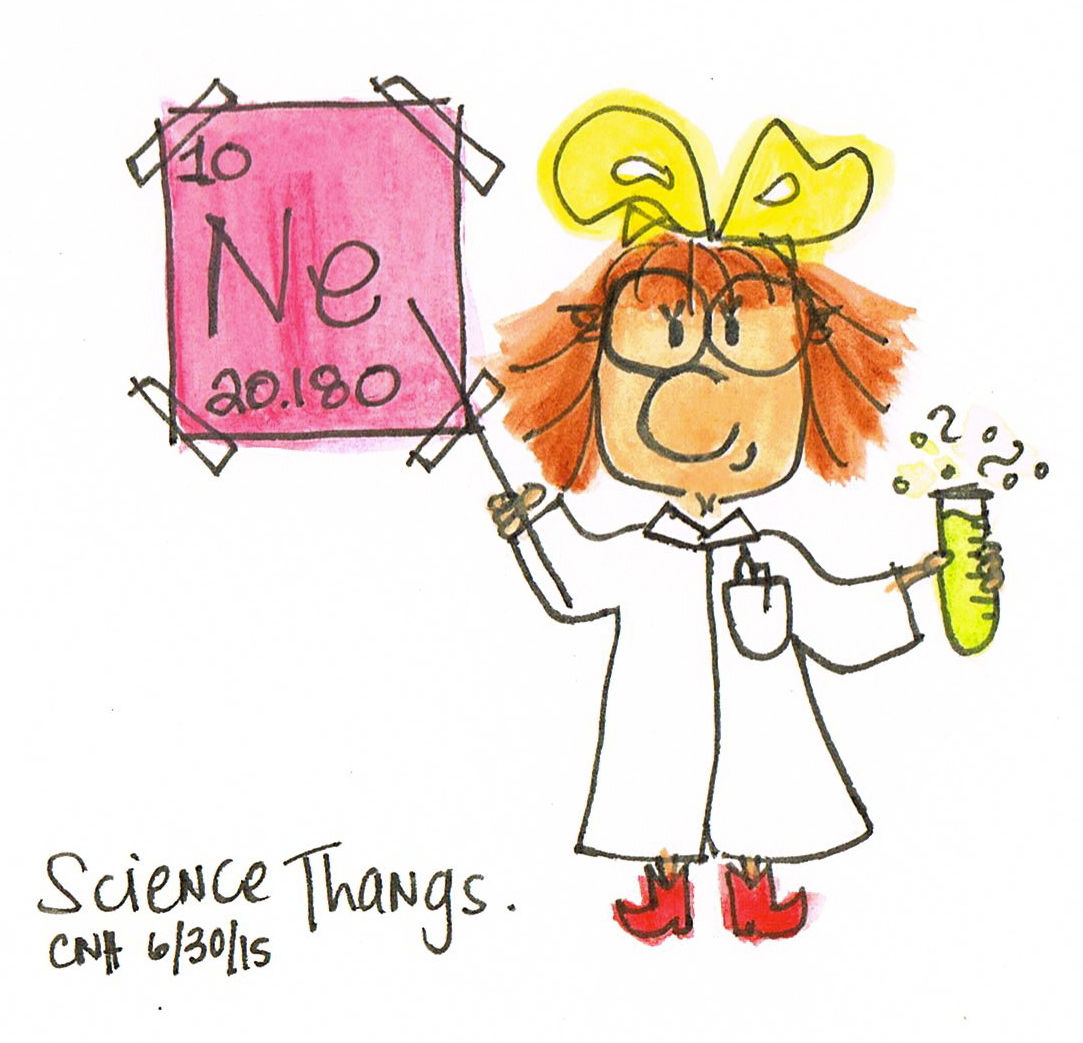 "Science Thangs" Greeting Card
