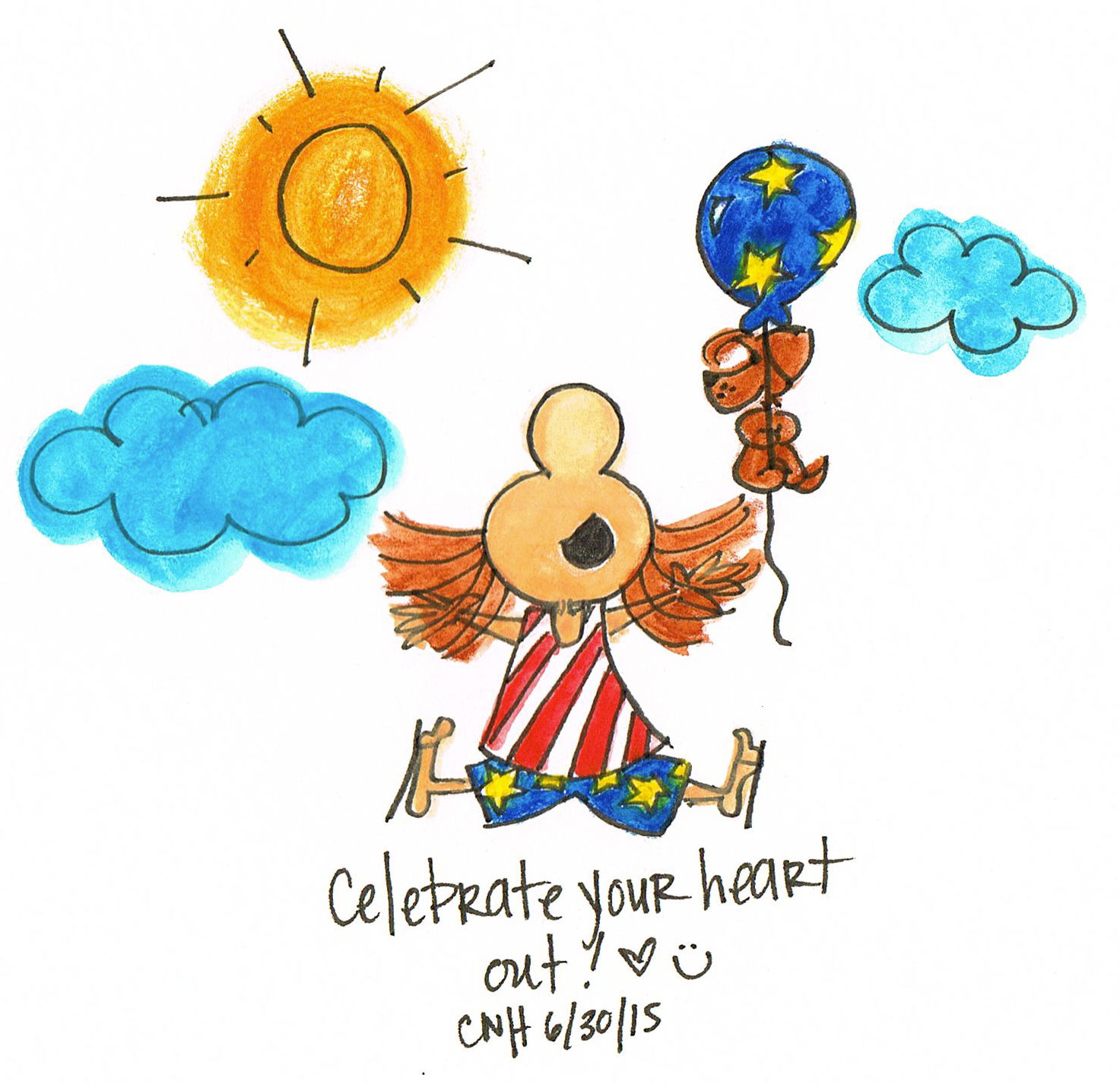 "Celebrate Your Heart Out" Greeting Card