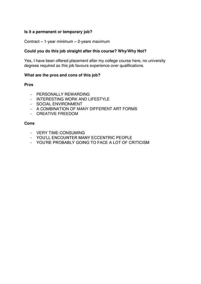 PIMS activity 2a +b (Job Adverts)