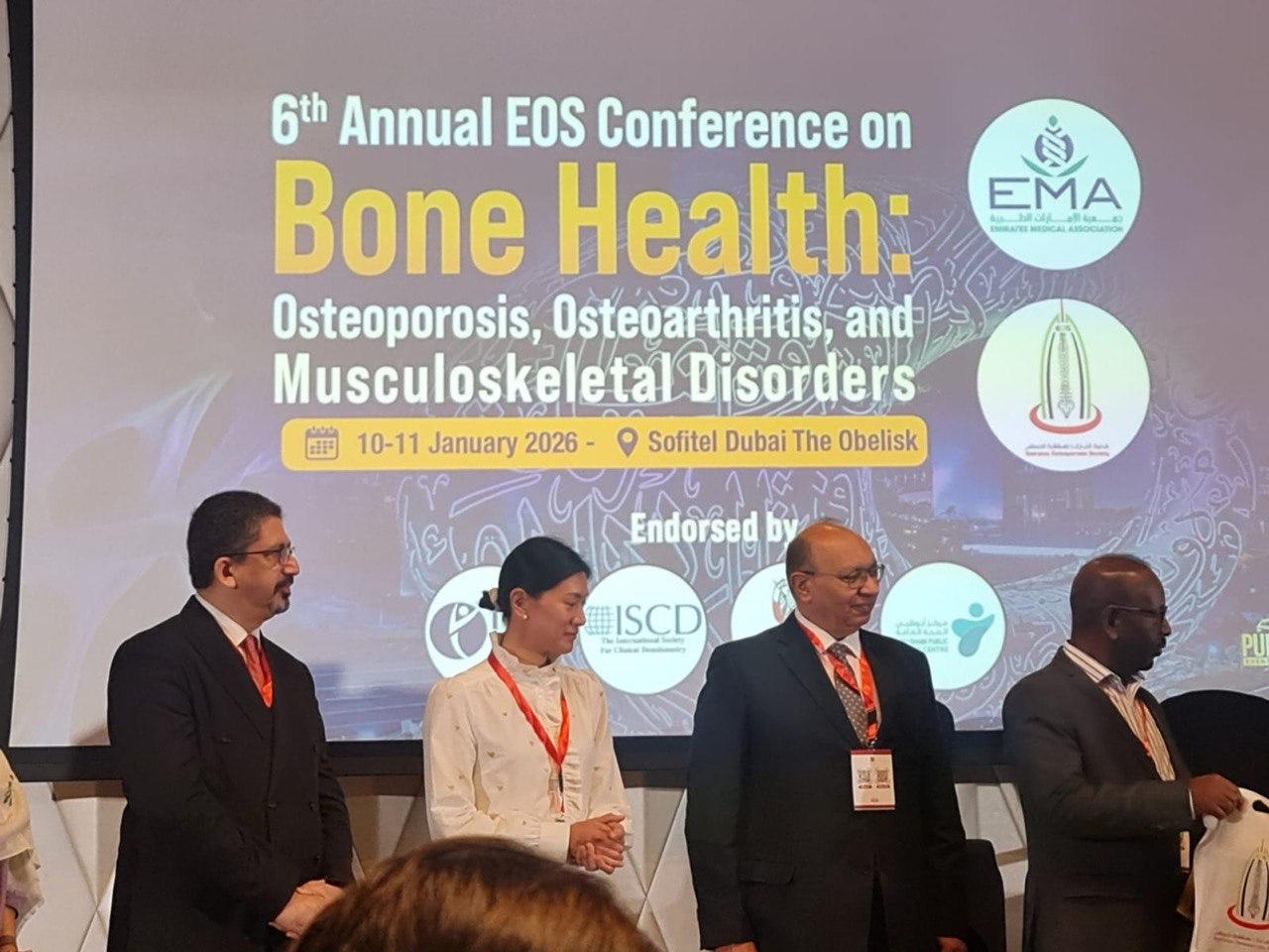 Iraqi Bone Health Leadership Highlighted at EOS 2026 Conference in Dubai