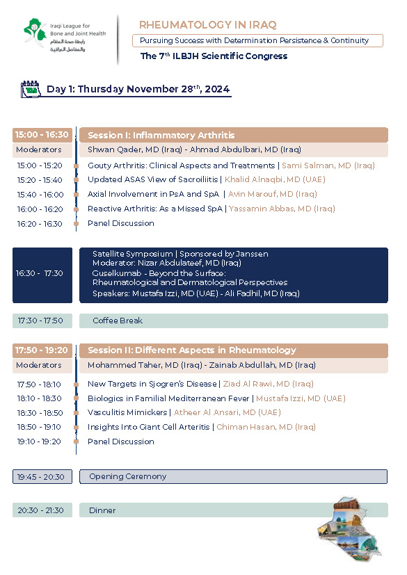 Scientific Program for the 7th ILBJH Conference is here!
